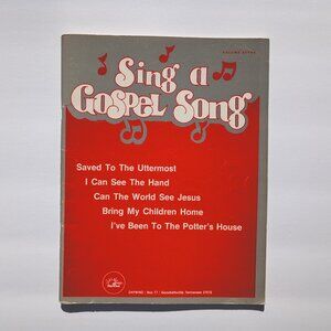 SING A GOSPEL SONG Songbook Vol 7 Daywind 1989 Southern Gospel Music Vintage